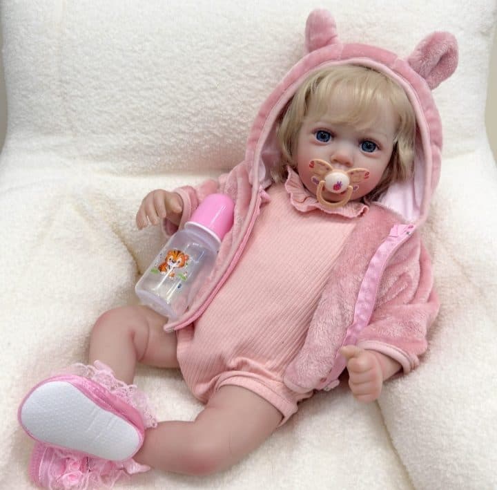 Bebê Reborn Pink 🎀TECIDO🎀